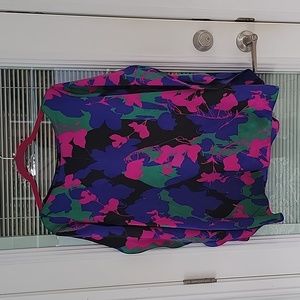 Talbots Multicolor Floral Blouse